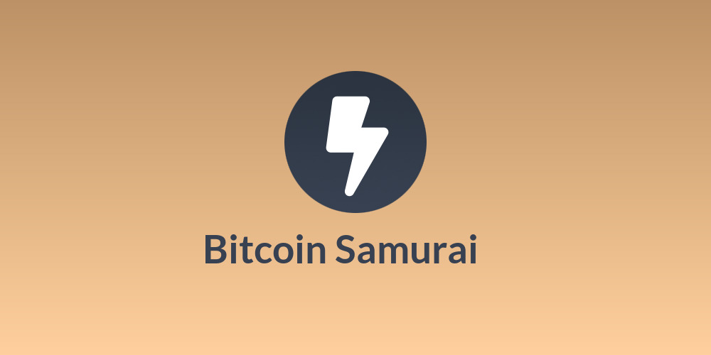 Bitcoin Samurai ⚡