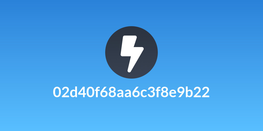 02d40f68aa6c3f8e9b22