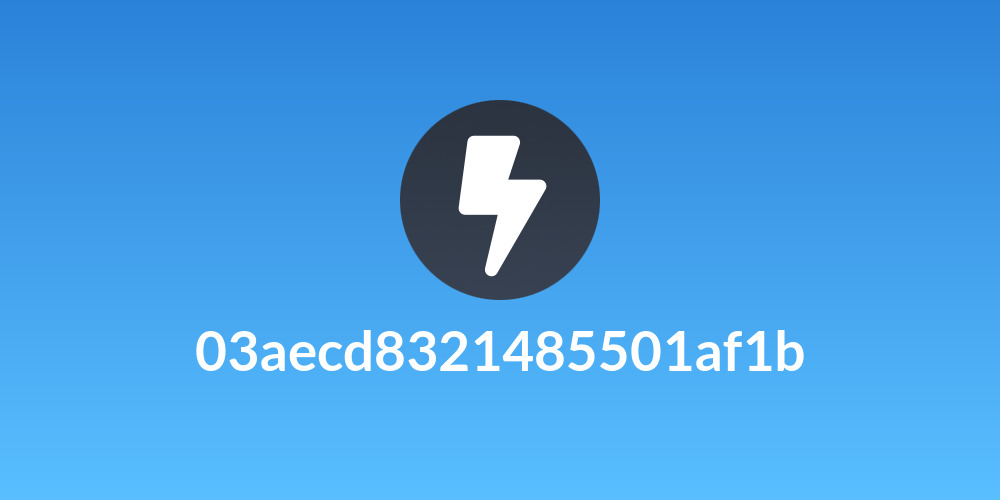 03aecd8321485501af1b