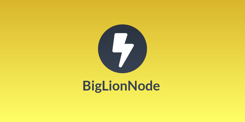 BigLionNode 🦁⚡