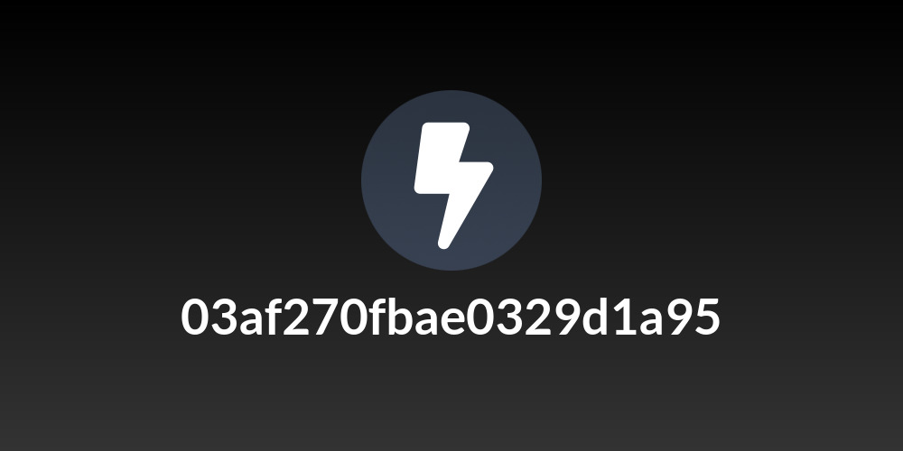 03af270fbae0329d1a95