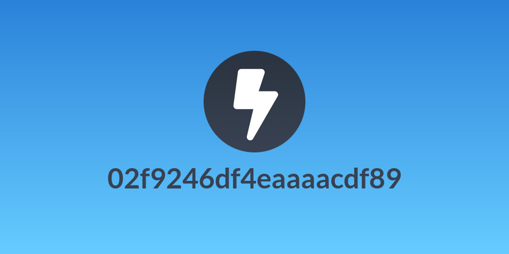 02f9246df4eaaaacdf89