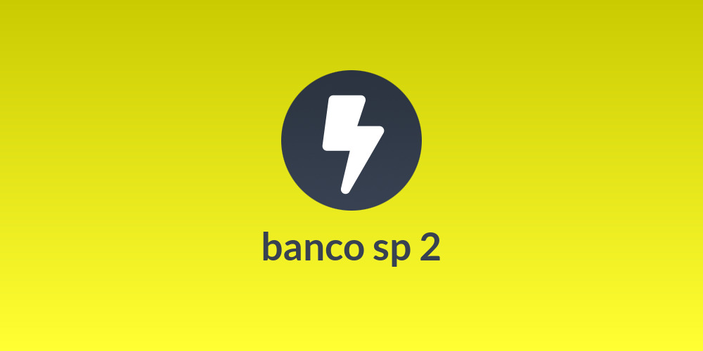 banco sp 2