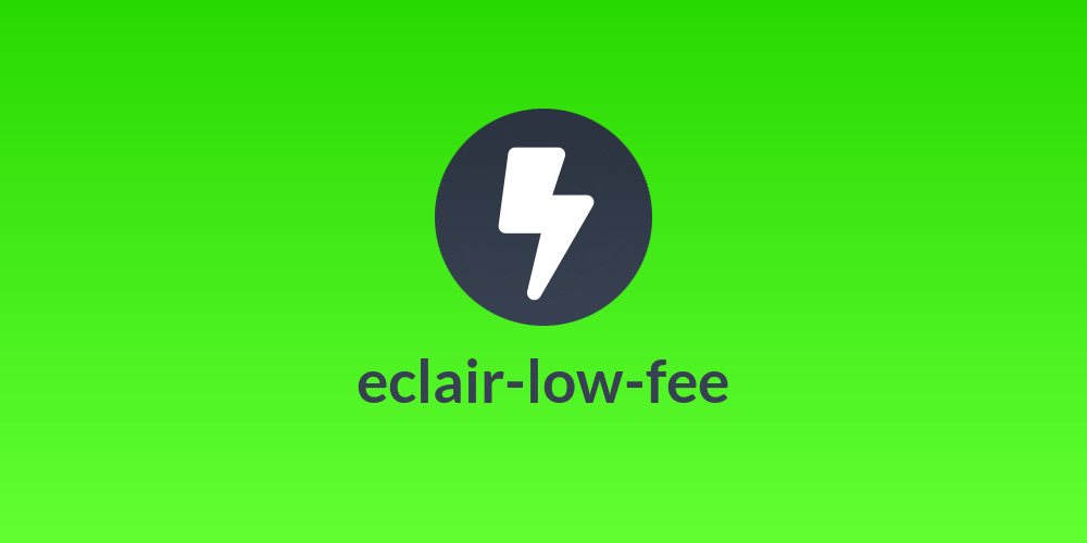 eclair-low-fee