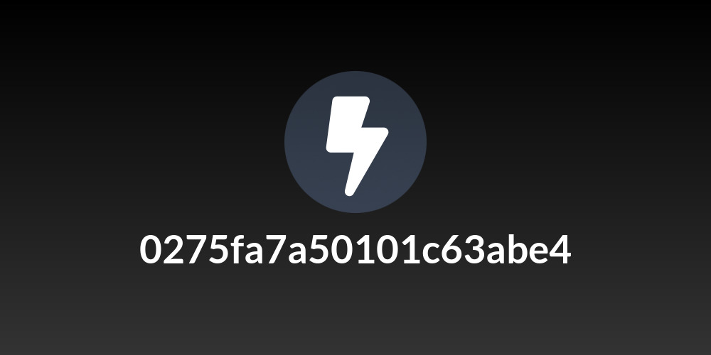 0275fa7a50101c63abe4