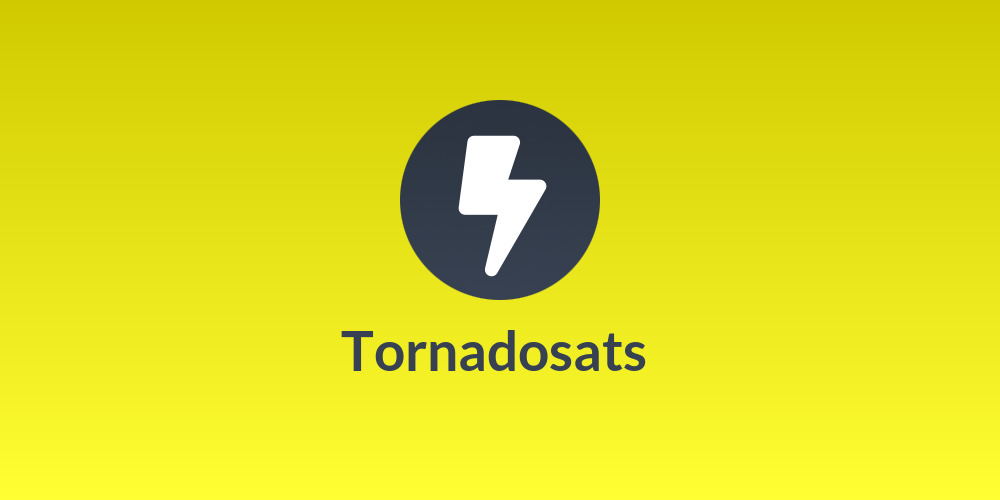 Tornadosats ⚡️