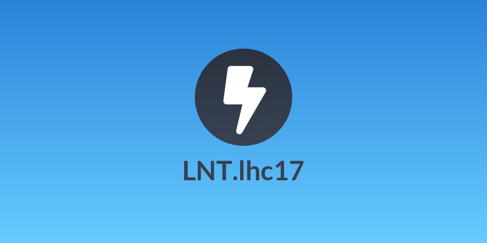 LNT.lhc17