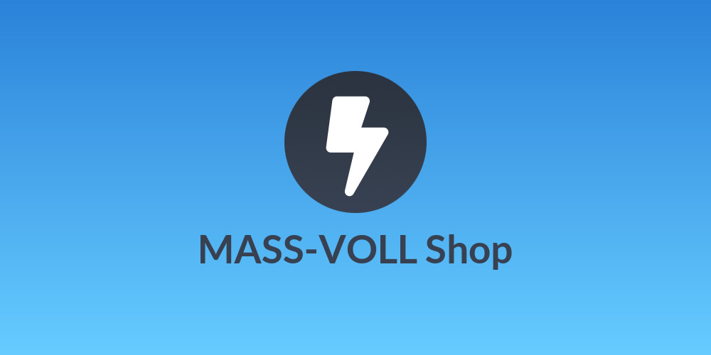 MASS-VOLL Shop