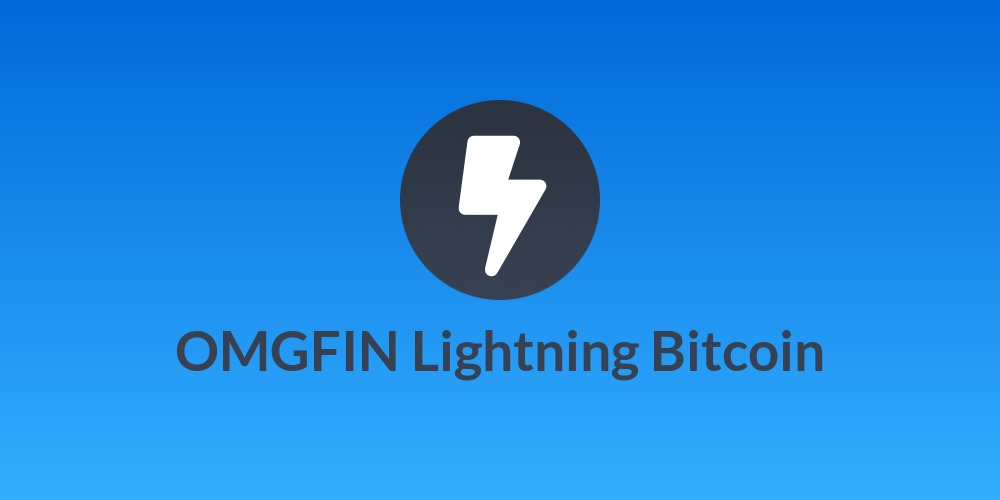 OMGFIN Lightning Bitcoin
