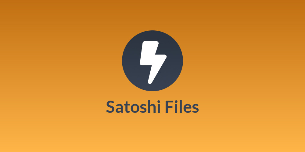 💾 Satoshi Files