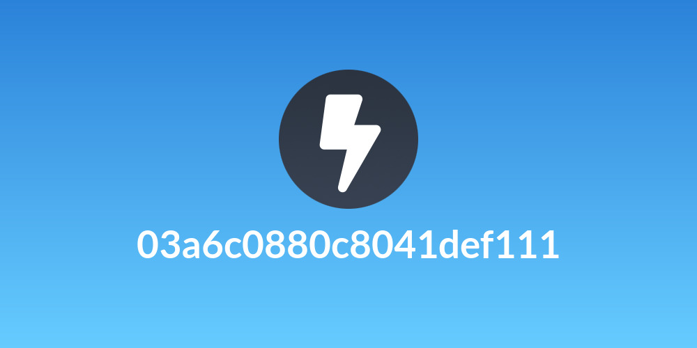 03a6c0880c8041def111