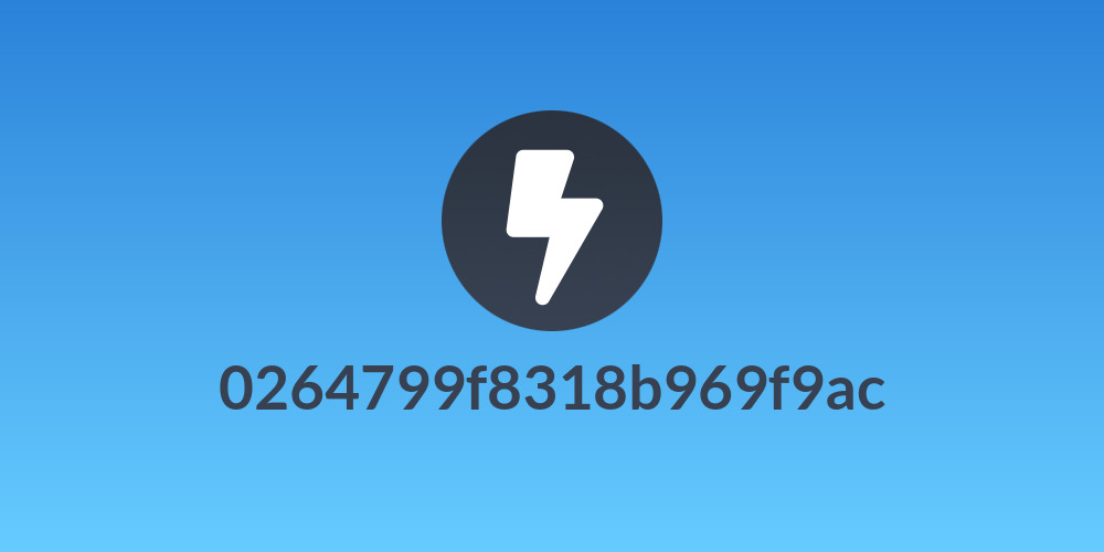 0264799f8318b969f9ac