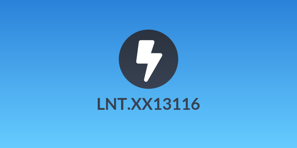 LNT.XX13116