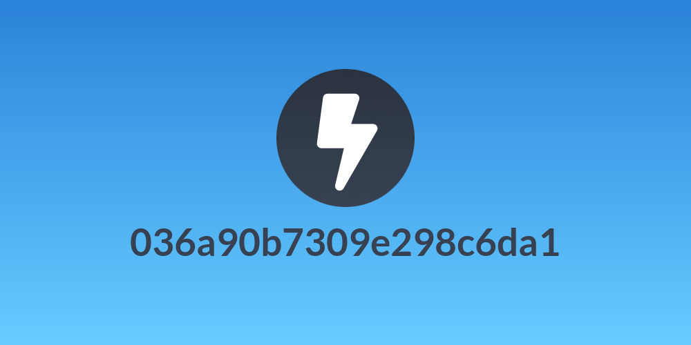 036a90b7309e298c6da1