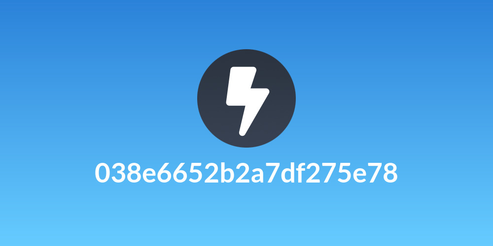 038e6652b2a7df275e78