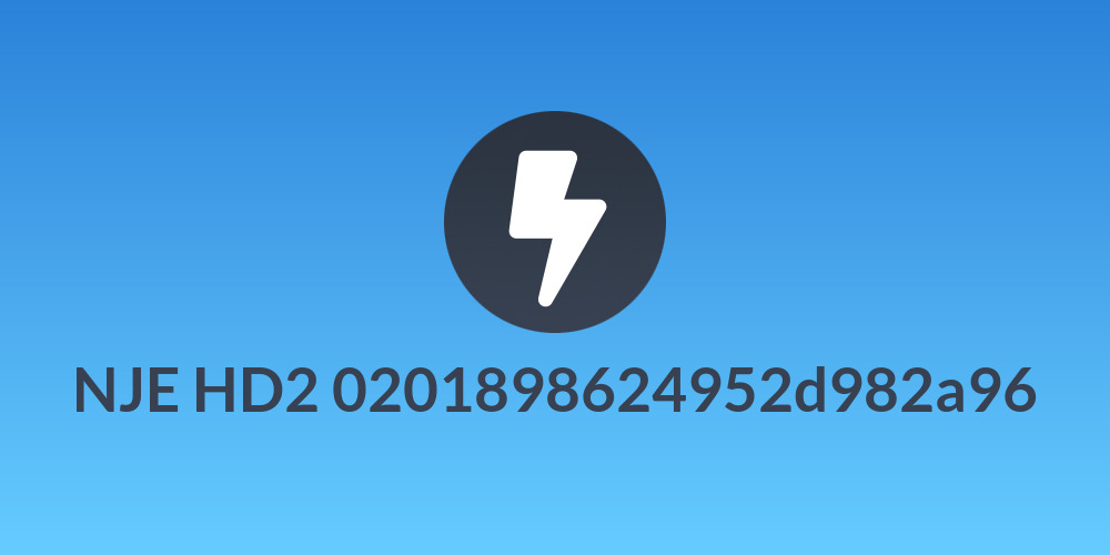 NJE HD2 0201898624952d982a96