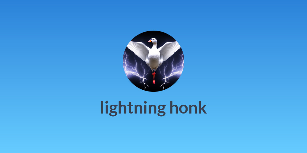 lightning honk