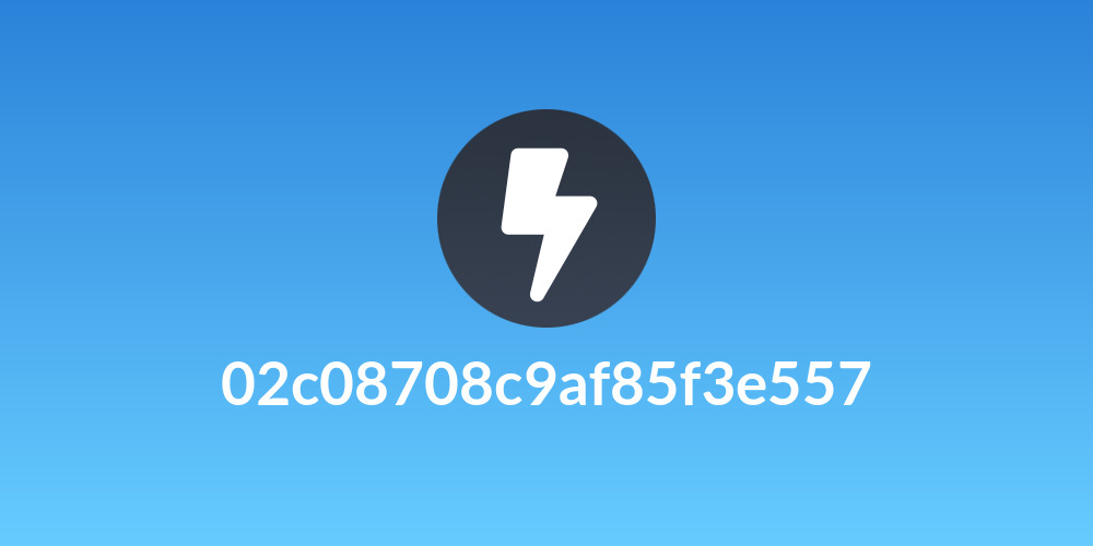 02c08708c9af85f3e557