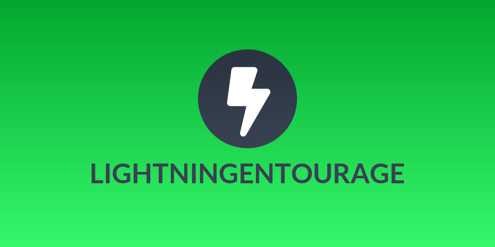 LIGHTNINGENTOURAGE