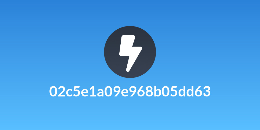 02c5e1a09e968b05dd63