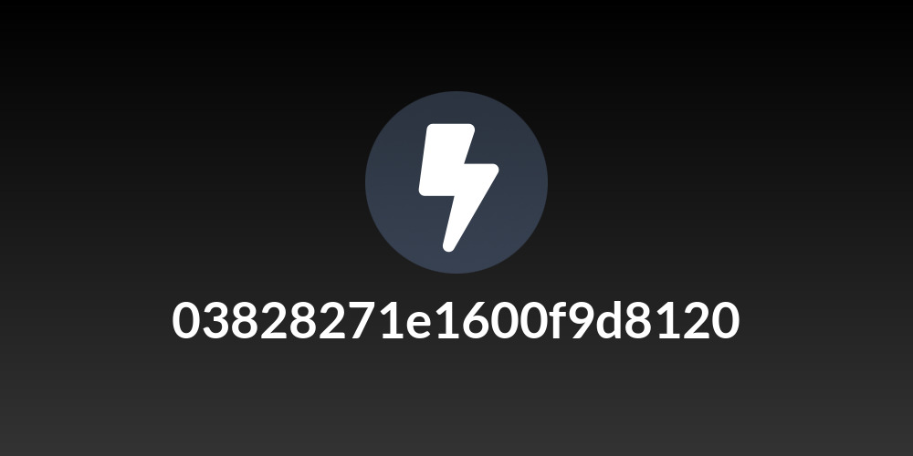03828271e1600f9d8120