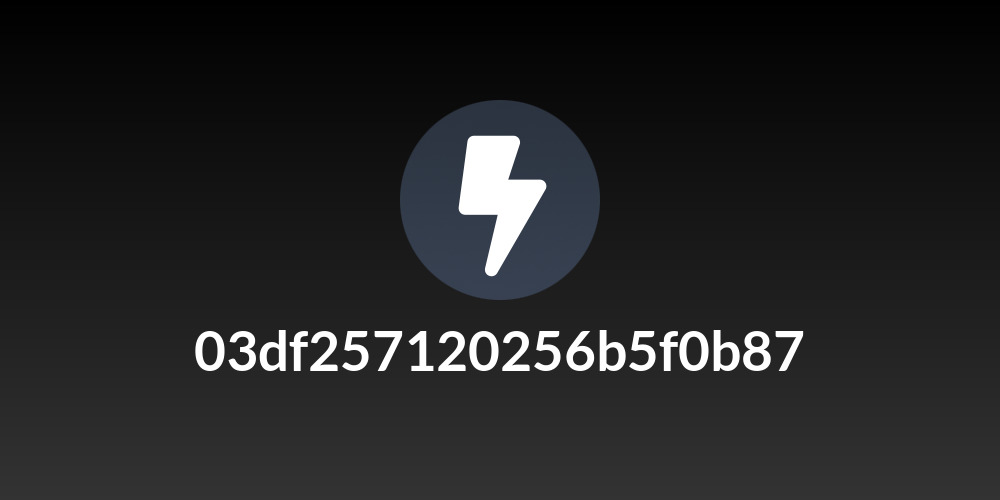 03df257120256b5f0b87