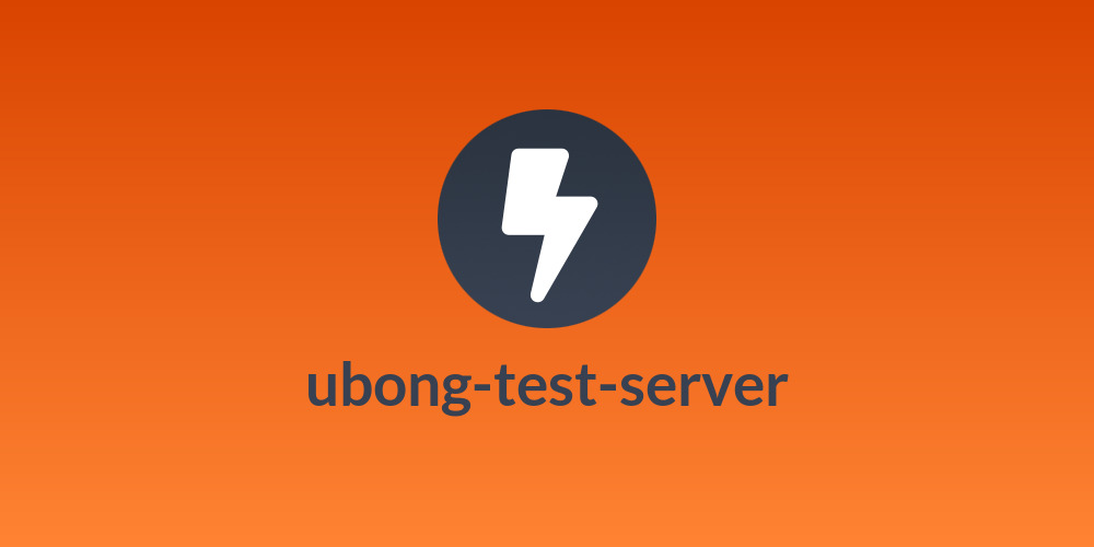 ubong-test-server
