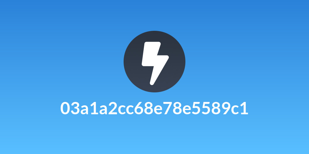 03a1a2cc68e78e5589c1