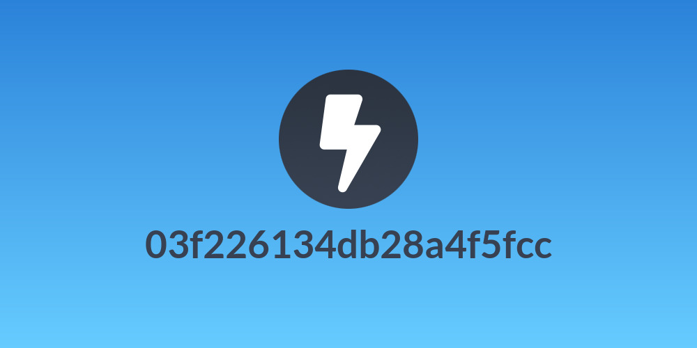 03f226134db28a4f5fcc