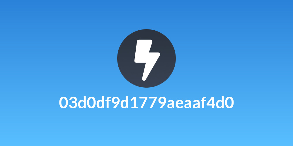 03d0df9d1779aeaaf4d0