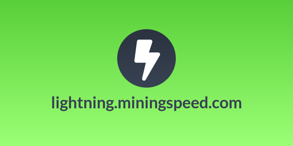 lightning.miningspeed.com