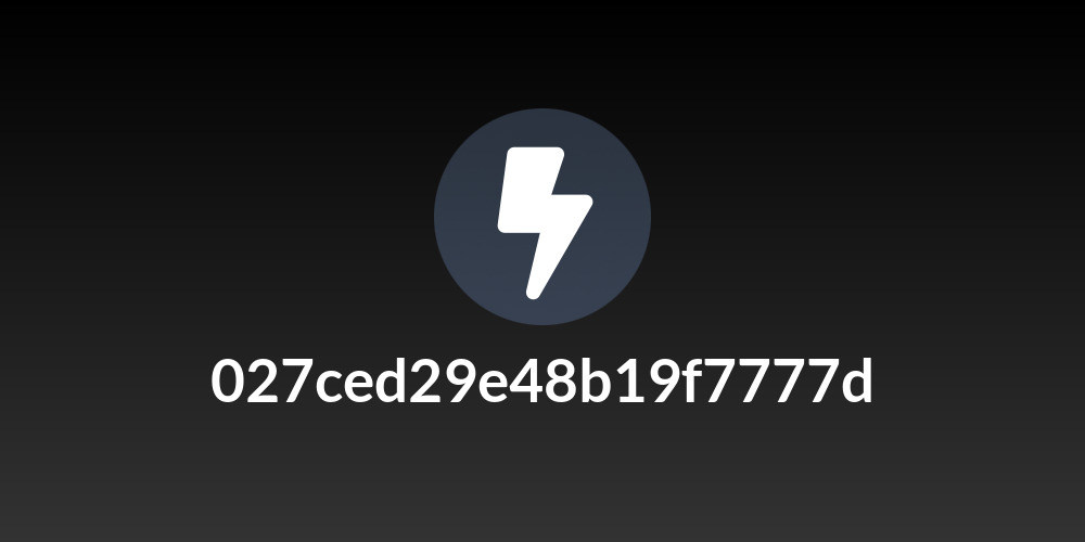 027ced29e48b19f7777d