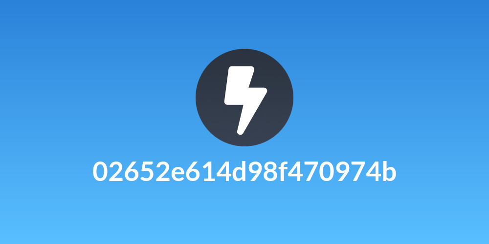 02652e614d98f470974b