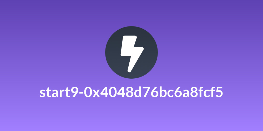 start9-0x4048d76bc6a8fcf5