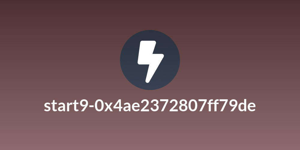 start9-0x4ae2372807ff79de