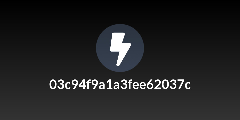 03c94f9a1a3fee62037c