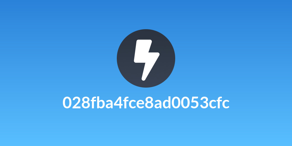 028fba4fce8ad0053cfc