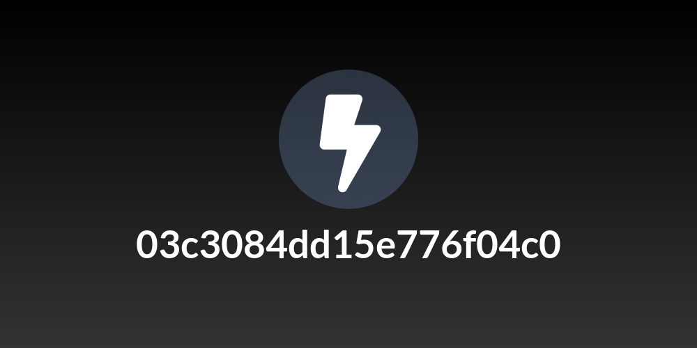 03c3084dd15e776f04c0