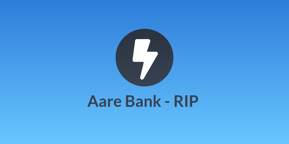Aare Bank - RIP 💀