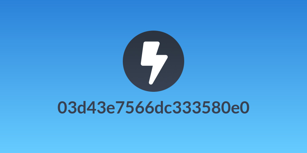 03d43e7566dc333580e0