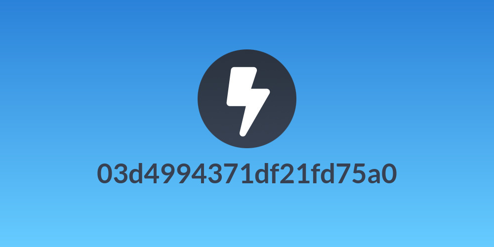 03d4994371df21fd75a0
