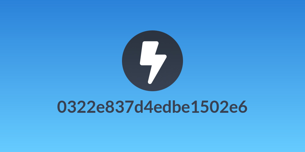 0322e837d4edbe1502e6