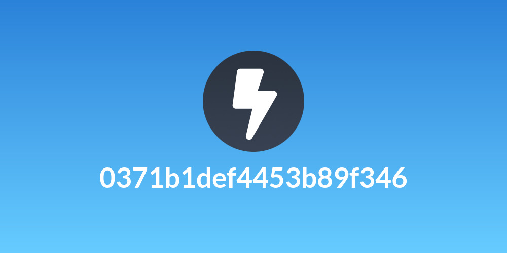 0371b1def4453b89f346