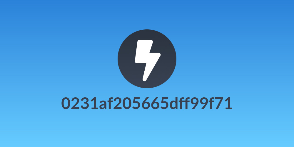 0231af205665dff99f71
