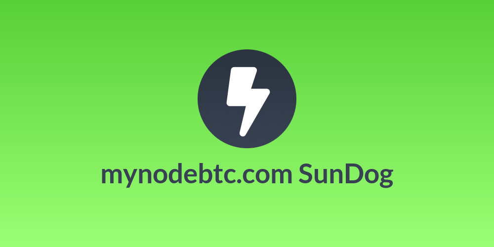 mynodebtc.com SunDog
