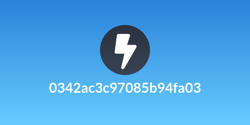 0342ac3c97085b94fa03