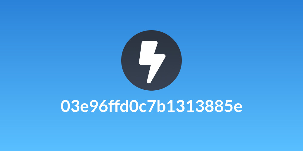 03e96ffd0c7b1313885e