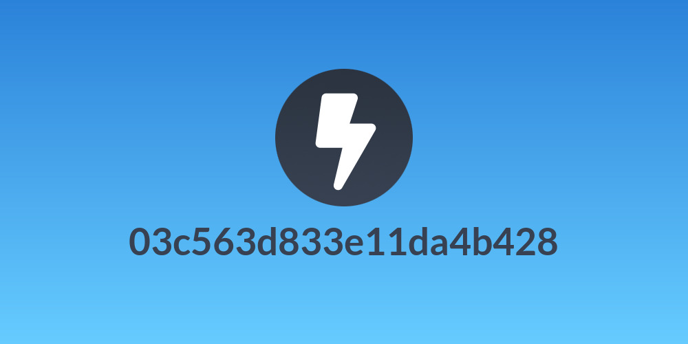 03c563d833e11da4b428