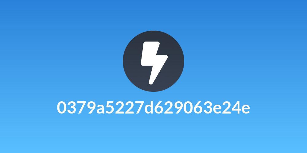 0379a5227d629063e24e