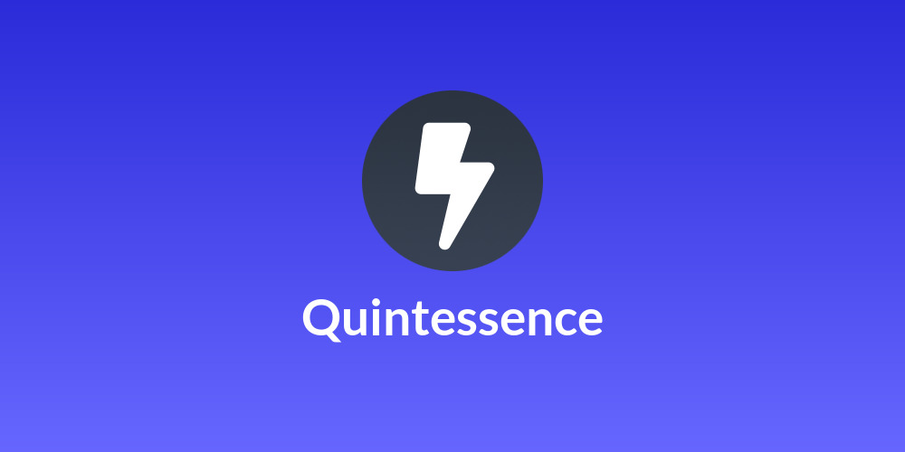Quintessence